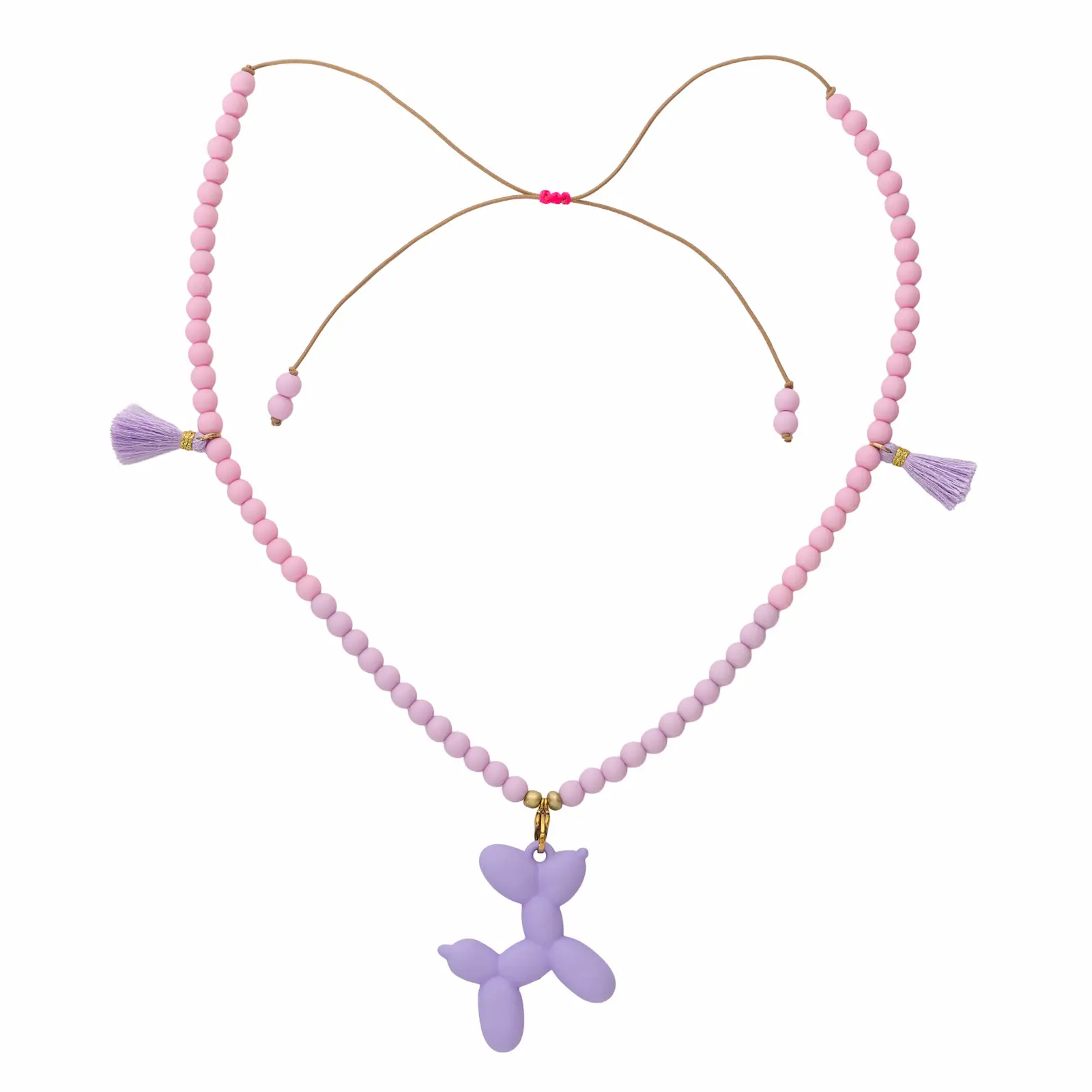 Balloondog necklace  Lilac   Productfoto   Bobble World