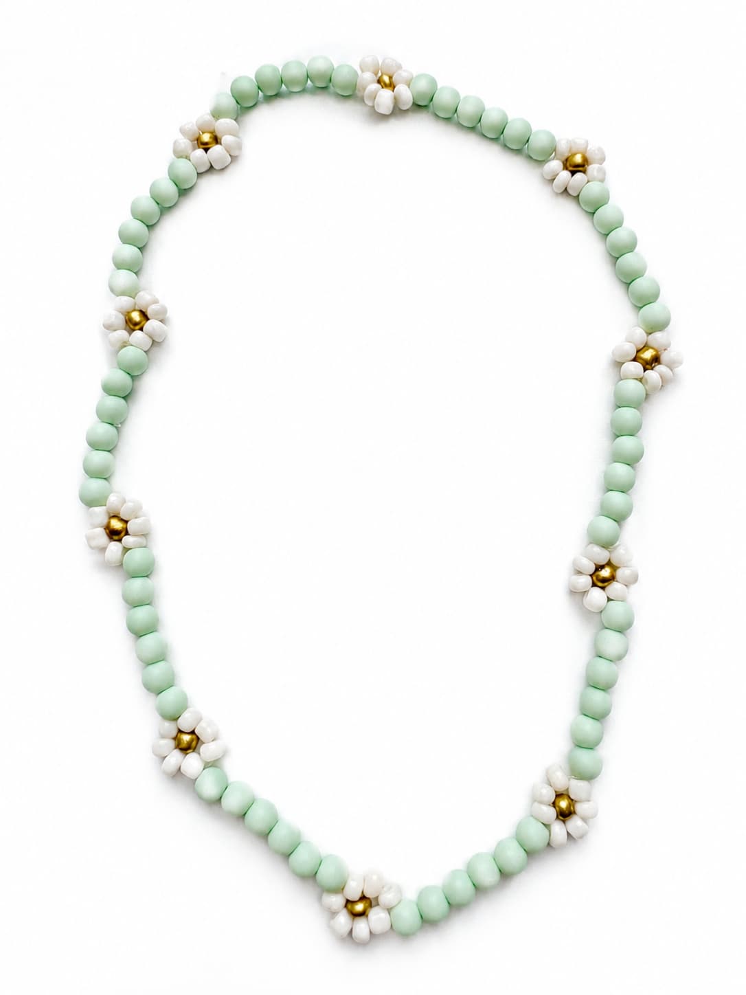 Daisy Necklace | Soft Mint   Bobble World