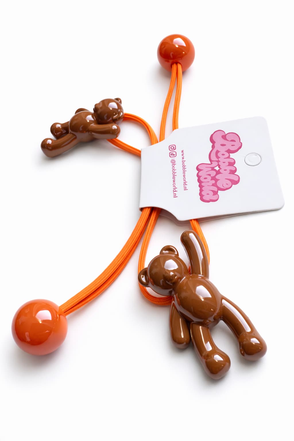 Hello Bear   Brown   Label   Bobble World